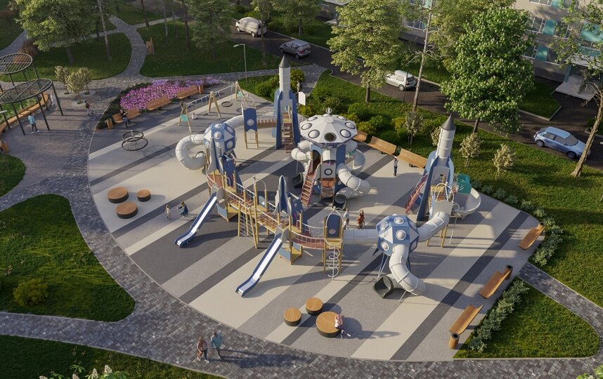 В этом году благоустроят более 200 площадок