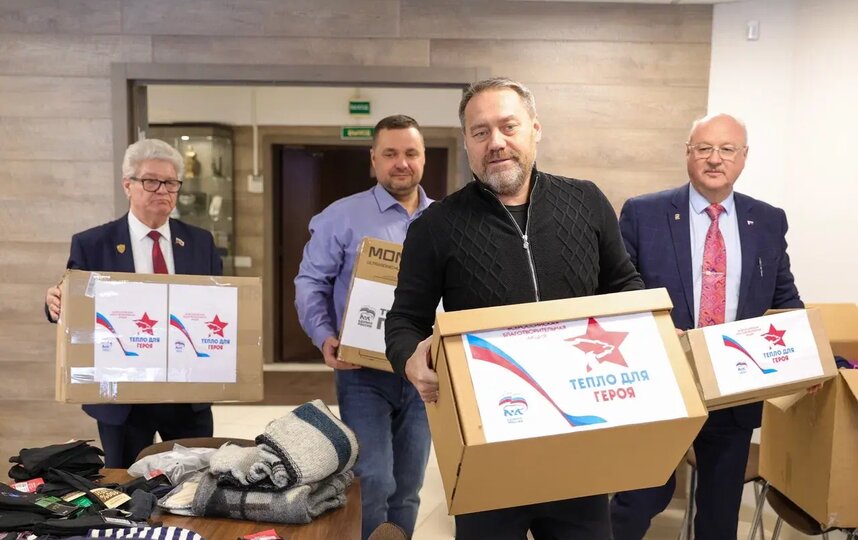 Александр Бельский принял участие в акции Тепло для Героя