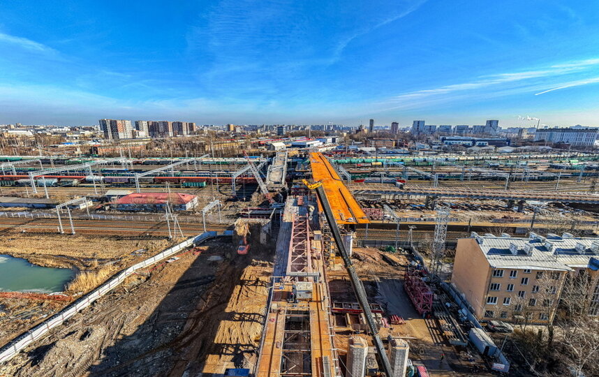 Готовность Цимбалинского путепровода достигла 55%