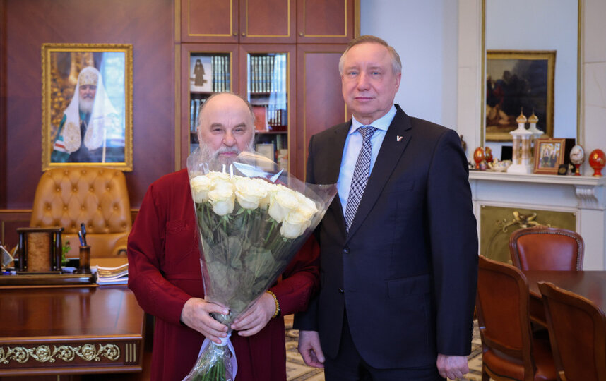 Александр Беглов поздравил митрополита Варсонофия с днём тезоименитства