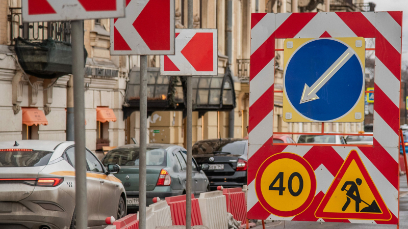 В Петербурге с 16 мая ограничат дорожное движение в 3 районах