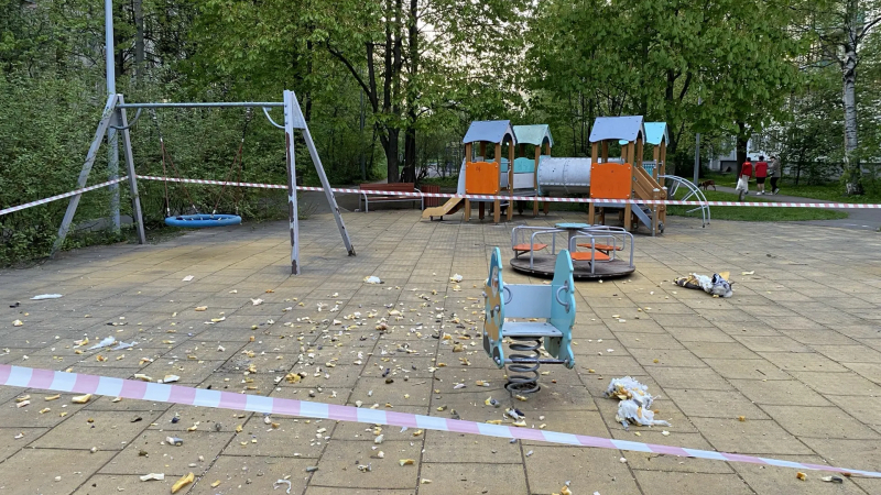 Взрыв на площадке в Петербурге произошёл из-за шалости школьников