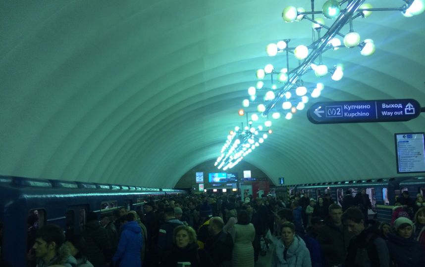 Фото веток метро санкт петербурга