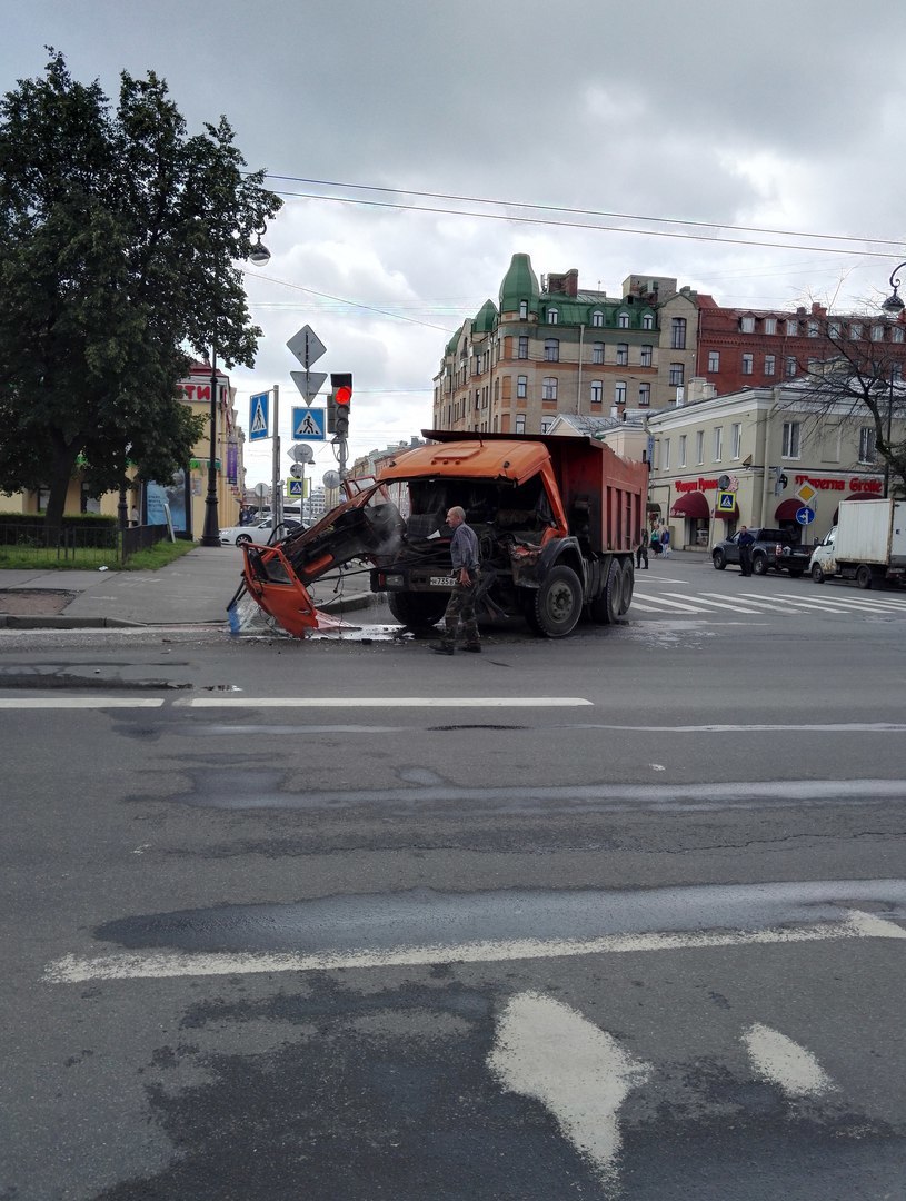 Авария камаз подольск