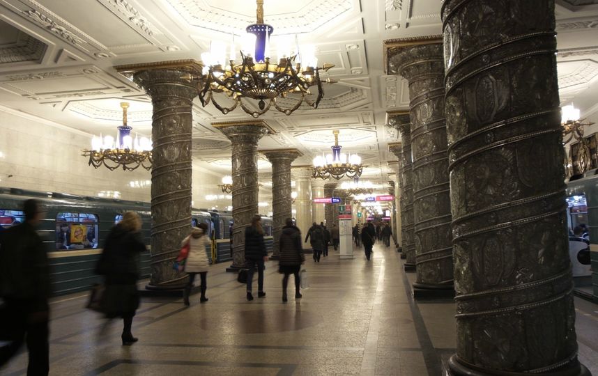 Станция метро московская санкт петербург фото улицы