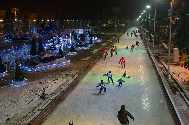 Каток на вднх фото