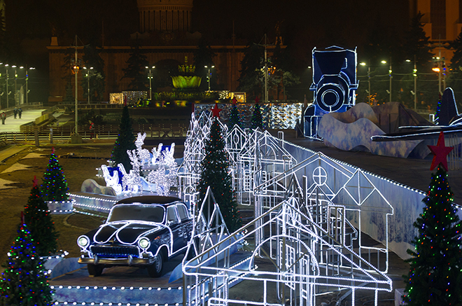 28 ноября 2014 года в Москве открывается каток на ВДНХ. Metro