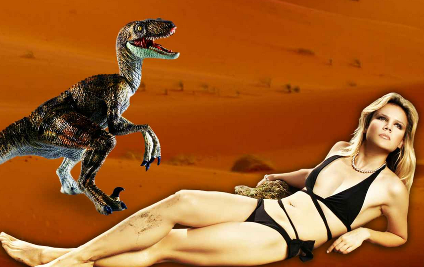 Порно мультик с динозавром