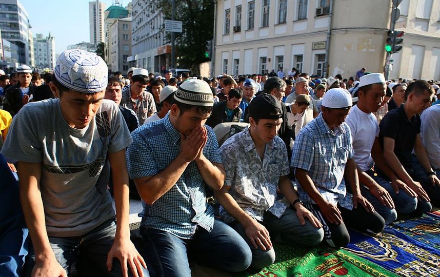 Ураза байрам в москве фото