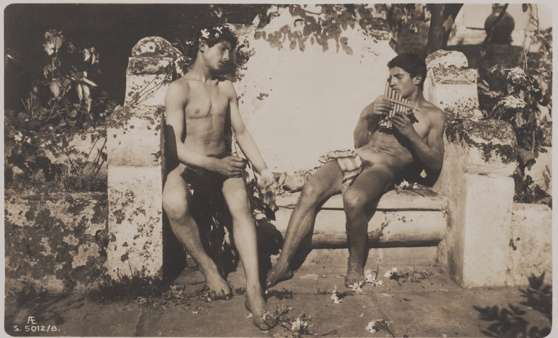 Retro gay outdoor thong
