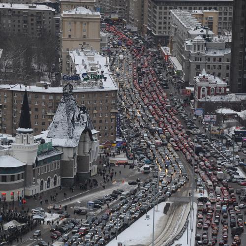 РИА Новости. Автомобильная пробка. Фото РИА Новости. 