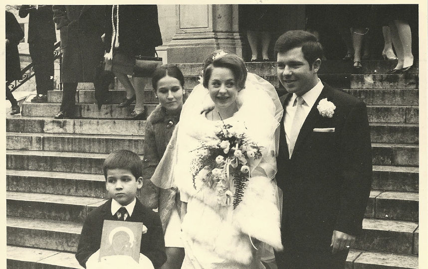 Фото свадьбы Александра и Марии, 1969 год. Фото предоставлено Александром Пушкиным.