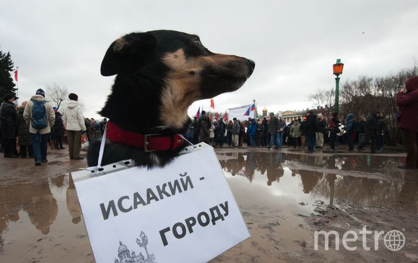 Защитники Исаакия обратятся в Конституционный суд. Фото Святослав Акимов, "Metro"