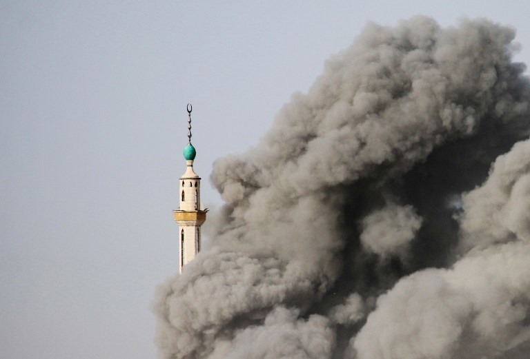Израиль сбросил две ракеты на Сирию. Фото AFP