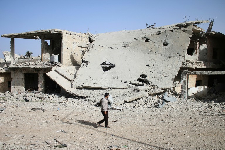 Израиль сбросил две ракеты на Сирию. Фото AFP